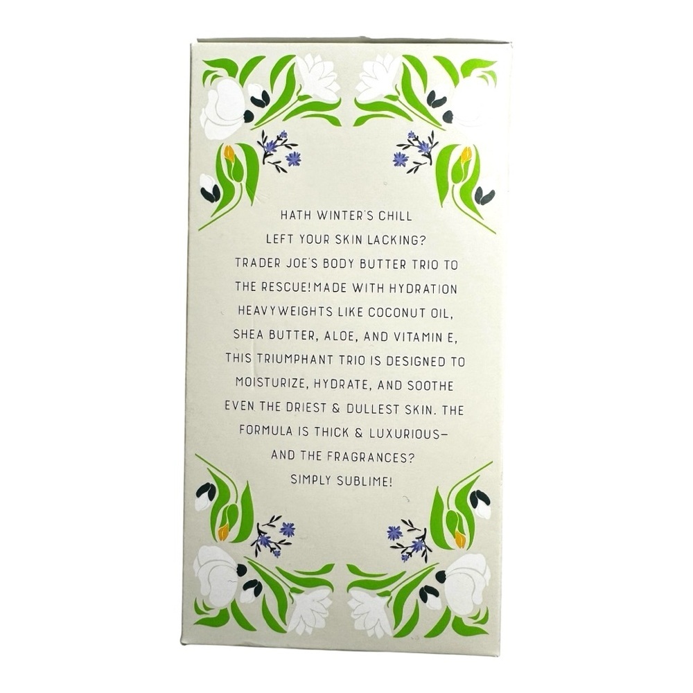 NEW Trader Joe’s Body Butter Trio scented lotion set lavender gardenia santal - Picture 4 of 7